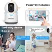 SirHome SH038 5MP QHD 5G WiFi IP Camera, Night Color, Motion & Human Detection - 5