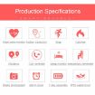 CHIGU C6 Smart Bracelet: OLED Display, Heart Rate, Pedometer, iOS/Android - 5