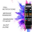 Purple Smart Bracelet - 0.96" IPS Screen, IP67, Heart Rate & Sleep Monitor - 5