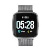 DTNO.1 G12 Smart Bracelet: 1.3" OLED, IP67, Heart Rate, Silver Band - 1