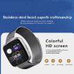 DTNO.1 G12 Smart Bracelet: 1.3" OLED, IP67, Heart Rate, Silver Band - 4