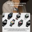 DTNO.1 S10 Smart Bracelet: 1.3" TFT, IP68, Leather Band, Heart Rate, Brown - 8