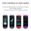 C21 Smart Bracelet 1.14" IPS Screen, IP67 Waterproof, Heart Rate & Sleep Monitor (Red) - 5