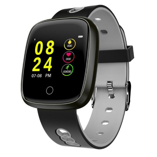 DK03 Smart Bracelet: 1.0" TFT, IP67, Call/Heart Rate/Sleep Monitor, Grey - 1