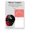 KY108 Smart Bracelet, 1.3" 240x240, IP67, Call/Heart/Sleep/BP/O2 Monitor, Red - 7