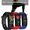 QS01 Smart Bracelet: 0.96" TFT, IP67, Heart Rate & Sleep Monitor, Red - 2