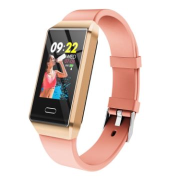 X9 Smart Bracelet 1.14" TFT Screen, IP67 Waterproof, Pink, Heart Rate & Sleep Monitoring - 1