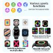 T900 PRO MAX L 1.92" Waterproof Smart Watch, Heart Rate/BP/Oxygen, Green - 6