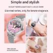 KC06 Menstrual Smart Watch Bracelet, BP/Heart Rate Monitor, Gold Strap - 5