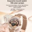 KC06 Menstrual Smart Watch Bracelet, BP/Heart Rate Monitor, Gold Strap - 6