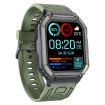 KR06 Waterproof Sport Smart Watch, Heart Rate/BP Monitor, BT Calling, Green - 2