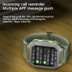 KR06 Waterproof Sport Smart Watch, Heart Rate/BP Monitor, BT Calling, Green - 6