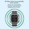 KR06 Waterproof Sport Smart Watch, Heart Rate/BP Monitor, BT Calling, Green - 8