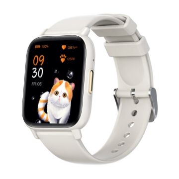 DM60 Smart Watch - 1.83" IP68 Waterproof, Temp/Heart/Blood Monitoring (Blue) - 1