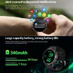 HAMTOD GT45 1.6" Waterproof Smart Watch, Bluetooth Call, Heart Rate, NFC - 8