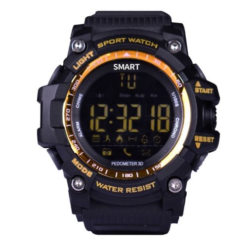 EX16 1.12" FSTN LCD Sport Smart Watch, IP67 Waterproof, Android/iOS Compatible - 1
