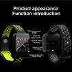 F15 Smart Bracelet, 1.3" TFT IPS Screen, Heart Rate & Sleep Monitor, Red - 4