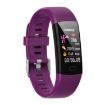 Y10 Smart Bracelet: Call, Heart Rate, BP, Sleep & Oxygen Monitor - Purple - 2