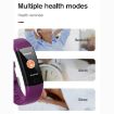 Y10 Smart Bracelet: Call, Heart Rate, BP, Sleep & Oxygen Monitor - Purple - 5