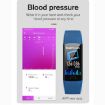 Y10 Smart Bracelet: Call, Heart Rate, BP, Sleep & Oxygen Monitor (Red) - 7