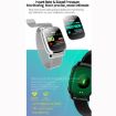 CV06 1.3" TFT Smart Bracelet: Call, Heart Rate, BP, Sleep, Oxygen - Blue - 5