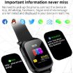 CV06 1.3" TFT Smart Bracelet: Call, Heart Rate, BP, Sleep, Oxygen - Blue - 9