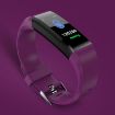 115Plus Smart Bracelet - OLED Screen, Heart Rate & BP Monitor, Purple - 1