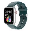 SE02 Green Bluetooth Smart Sports Watch, Heart Rate/Blood Pressure/Oxygen Monitor - 1