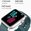 SE02 Green Bluetooth Smart Sports Watch, Heart Rate/Blood Pressure/Oxygen Monitor - 4