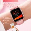 T98 1.4" Smart Watch Pink - IP67 Waterproof, Temp/Heart/BP Monitor - 3