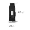 Silicone Clip Button Case for Fitbit Inspire/Inspire HR/Ace 2 - Light Purple - 5