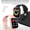 Y68 1.44" Smart Watch - Heart Rate, BP & Oxygen Monitor (Black) - 3