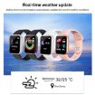 Y68 1.44" Smart Watch - Heart Rate, BP & Oxygen Monitor (Black) - 5