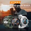 LOKMAT ATTACK 3 Sports Fitness Smart Watch, 1.28" TFT, Bluetooth Call, Blue - 3