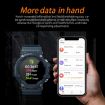 LOKMAT ATTACK 3 Sports Fitness Smart Watch, 1.28" TFT, Bluetooth Call, Blue - 8