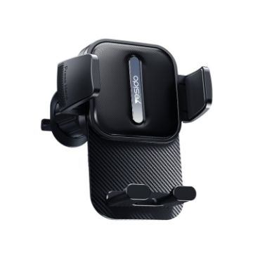 Yesido C167 Rotatable Car Air Outlet Phone Holder - Black - 1