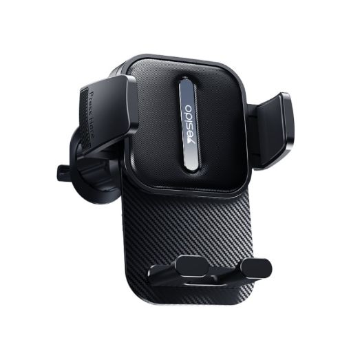 Yesido C167 Rotatable Car Air Outlet Phone Holder - Black - 1