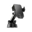 Yesido C173 Suction Cup Telescopic Car Phone Holder - Black - 1