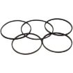 50pcs Mixed Universal Tape Recorder & Walkman Rubber Belt Pack - 2