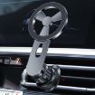F73 MagSafe 360 Rotating Magnetic Car Phone Holder - Black - 1