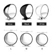 Adjustable 3R-043 Blind Spot Mirror, 60mm Wide Angle Rear View (Black) - 2