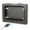 Motorcycle License Plate Cover Frame Roller Blind Bracket - US Legal - 1