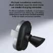 Xiaomi 50W Wireless Car Charger Dual Interface Fast Charging Holder Black - 5