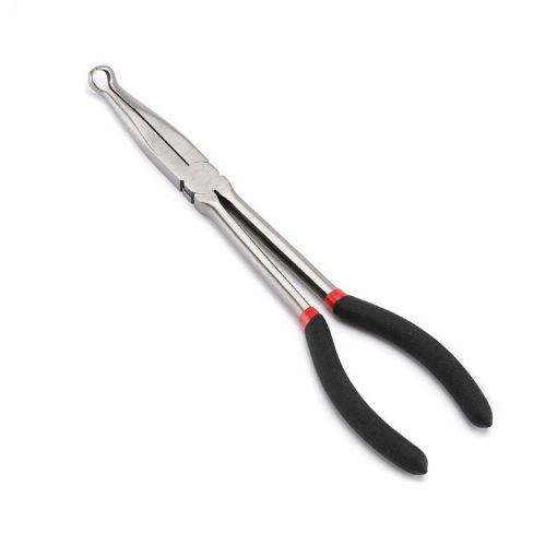 Extended Pointed Nose O-ring Pliers, 1/2 inch, Black - 1