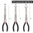 Extended Pointed Nose O-ring Pliers, 1/2 inch, Black - 3