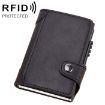 X-51 Pop-up RFID Anti-theft PU Leather Wallet with Card Slots (Black) - 1