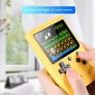 MK500 Macaron Mini Retro Handheld Game Console, 500 Games, AV Output, Pink - 3