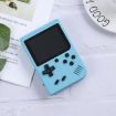 MK500 Macaron Mini Retro Handheld Game Console, 500 Games, AV Output, Blue - 1