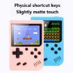 MK500 Macaron Mini Retro Handheld Game Console, 500 Games, AV Output, Blue - 6