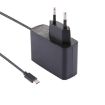 Nintendo Switch Wall Adapter Charger, 5V, 1.5m Cable, EU Plug, Black - 1